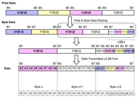 UYVY Video Picture Encoding .